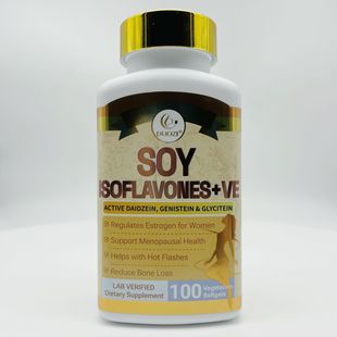 �󶹮��SͪSoy Isoflavones+VE �{��Ů�ԴƼ��� ��ʳ�a�䄩ܛ�z��