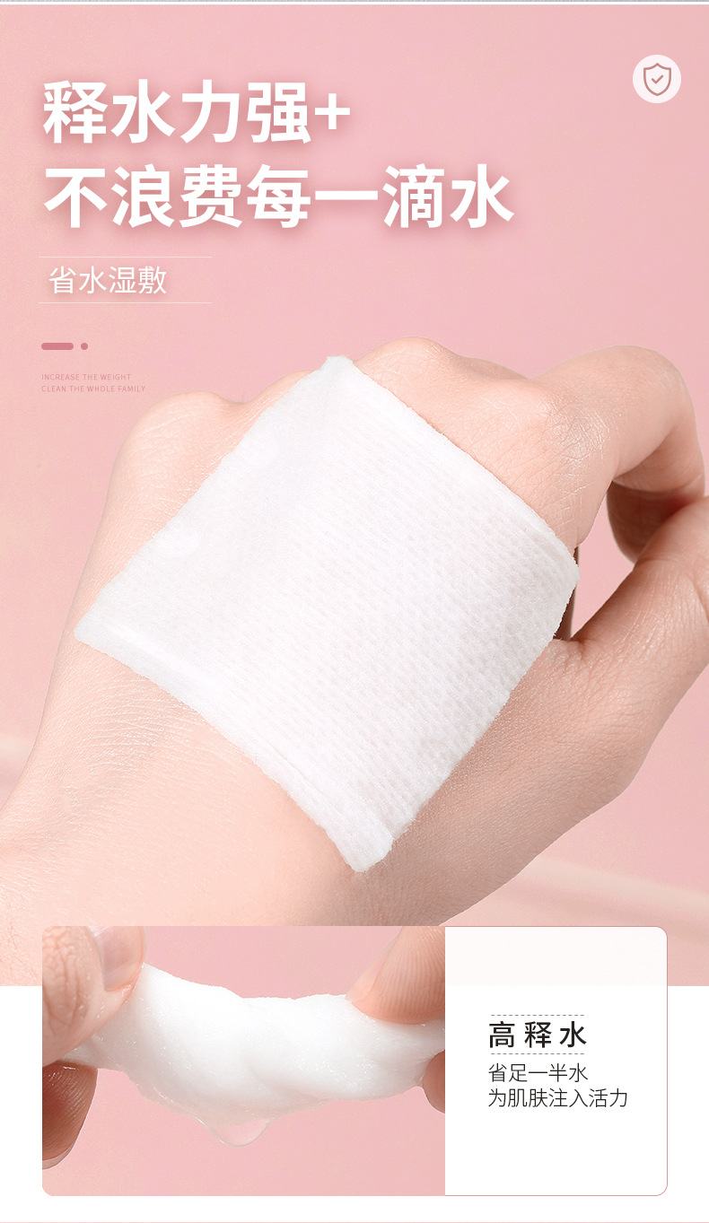 LMLTOP thickened sandwich makeup cotton 222 pieces wet Compress hydrating Makeup Remover Cotton pads SY495 undefined