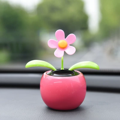 an Apple Cart Car – Car ornaments - apple-flower-pink