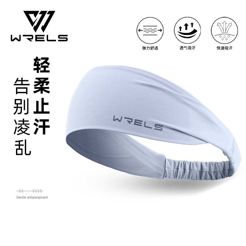 WRELS Running Speed Secado Cinturón para el cabello que absorbe el sudor Ejercicio para mujeres Yoga Fitness Cabeza ensanchada Pañuelo suave antideslizante y transpirable