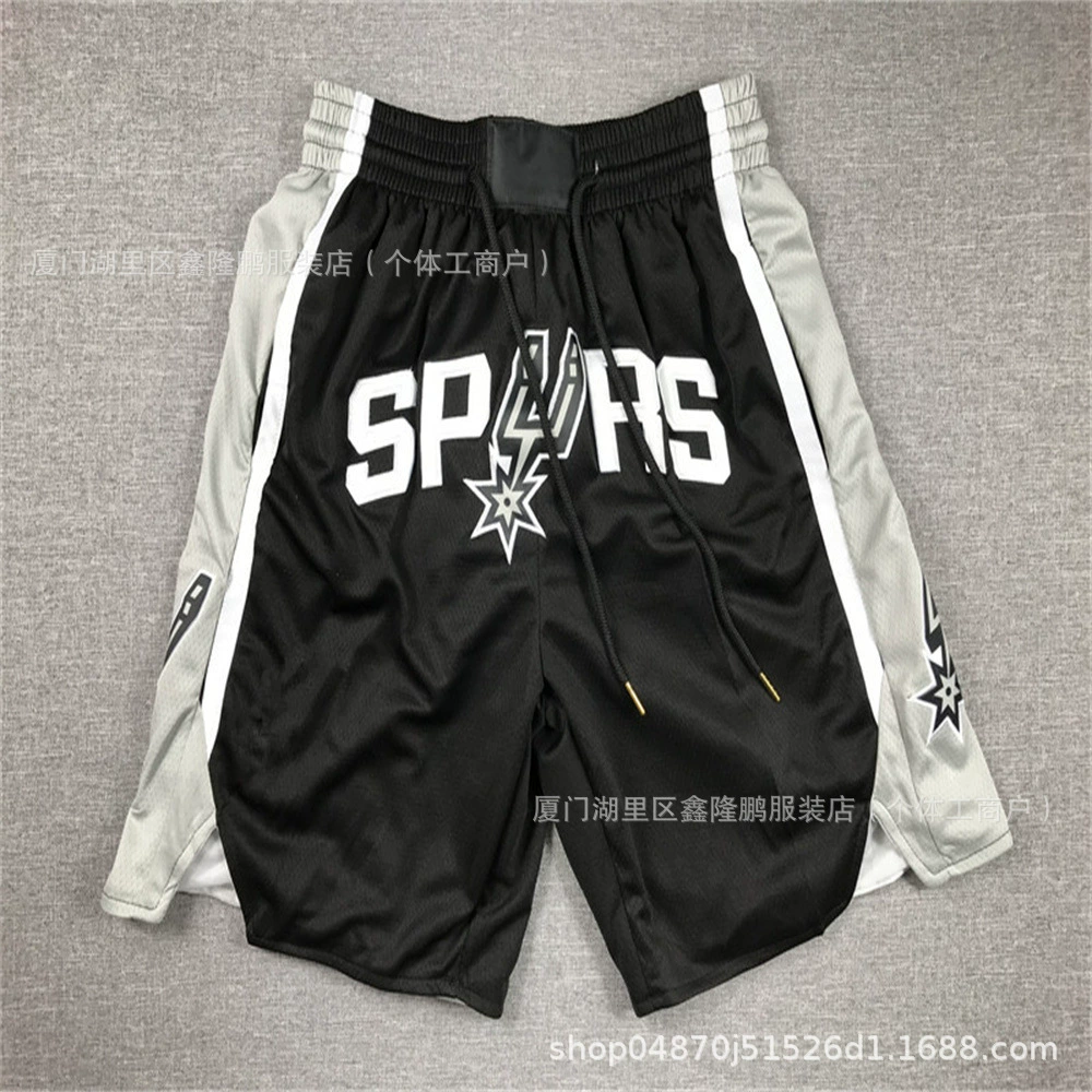 Американские карманные штаны Timberwolves NFL Lakers Clippers Bucks Heat Magic Mavericks Celtics Гортензиевые штаны