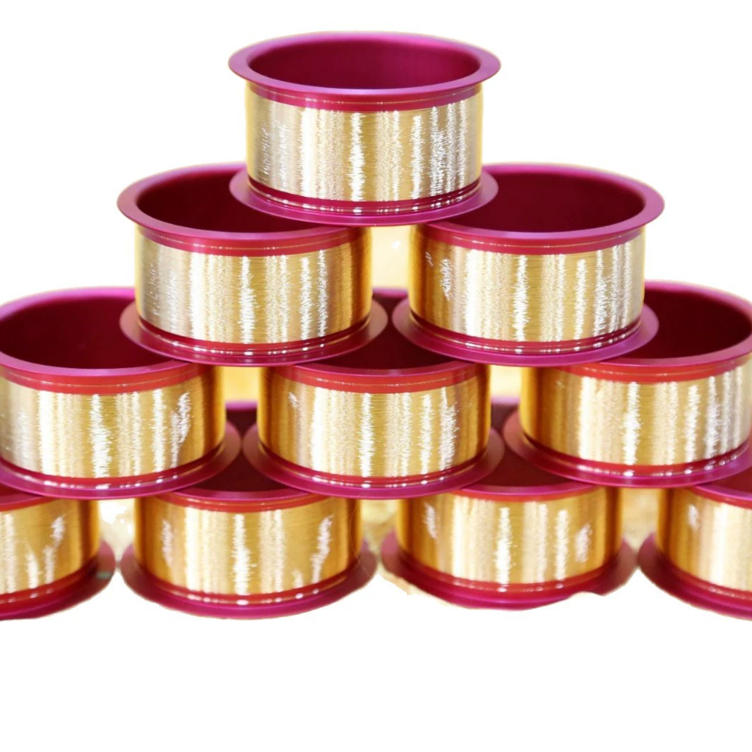 Долгосрочные высококачественные поставки светодиодной упаковочной золотой проволоки, полупроводниковой упаковочной золотой проволоки 18 мкм.