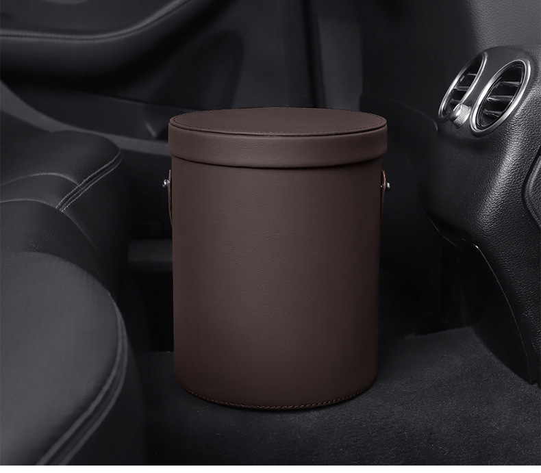 Car trash can car storage bucket car storage portable large capacity storage box interior decoration supplies
