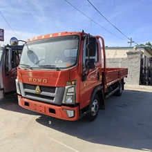 外贸出口豪沃4米2平板货车 5米2平板高栏 花栏多用途运输车