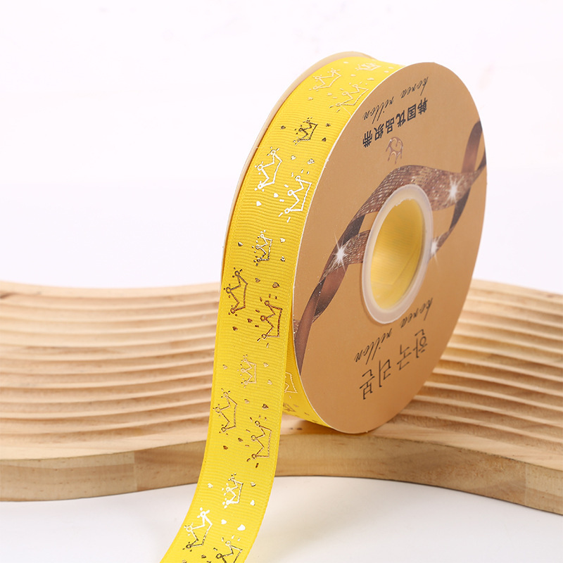 Nuevo estilo hecho a mano cinta gilding corona hilo cinta caja de regalo cinta de embalaje cinta de suministro directo de fábrica al por mayor
