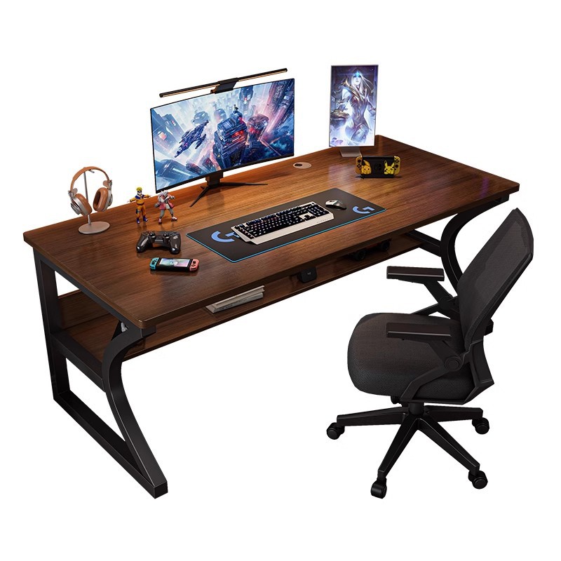 Mesa de computadora de madera sólida mesa de escritorio de juegos de deportes electrónicos mesa de escritorio simple dormitorio de estudiantes mesa de oficina mesa de trabajo