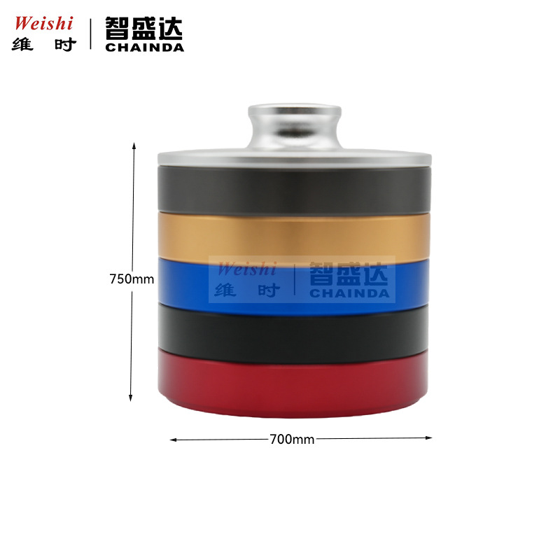 修表工具铝合金五层彩色油缸手表机芯配件清洗缸多层金属缸