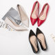 Source Factory 2023 Spring Women's Shoes High Heels Pointed Toe Genuine Leather Business Shallow Mouth Shoes Comfortable All-match Work Shoes
