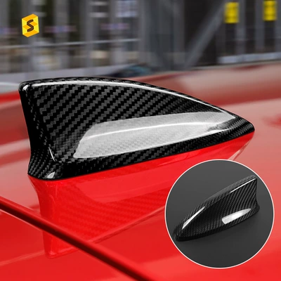 Cross-Border Suitable for Honda Civic Real Carbon Fiber Antenna Shark Fin Dry Exterior Modified Decorative Parts Coverage Type (Other Automotive Exterior Supplies)