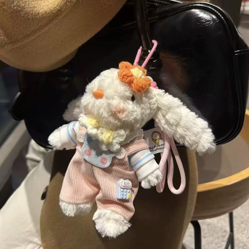 Douyin 同じスタイル垂れ耳ウサギ漫画ペンダント小さなギフト人形ぬいぐるみキーホルダーブラインドボックス人形|undefined