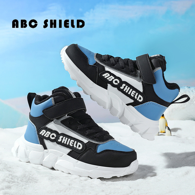 Abc Boys' Cotton Shoes Winter 2025 Boys' and Girls' Cotton Shoes Warm Non-Slip Sports Children's Shoes Popular Shoes Fashion Shoes