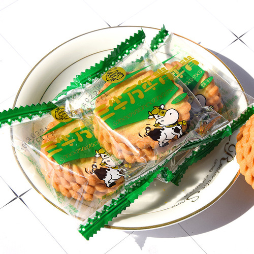 Shanghai Sanniu Dieffenbachia Biscuits Whole Box Wholesale Onion Flavor Scallion Oil Salty Breakfast Biscuits Bulk Casual Snacks