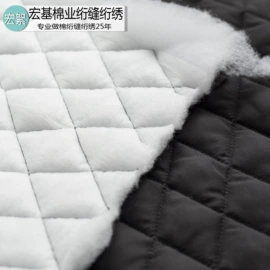 涤纶面料;纺织填充物;绗缝加工