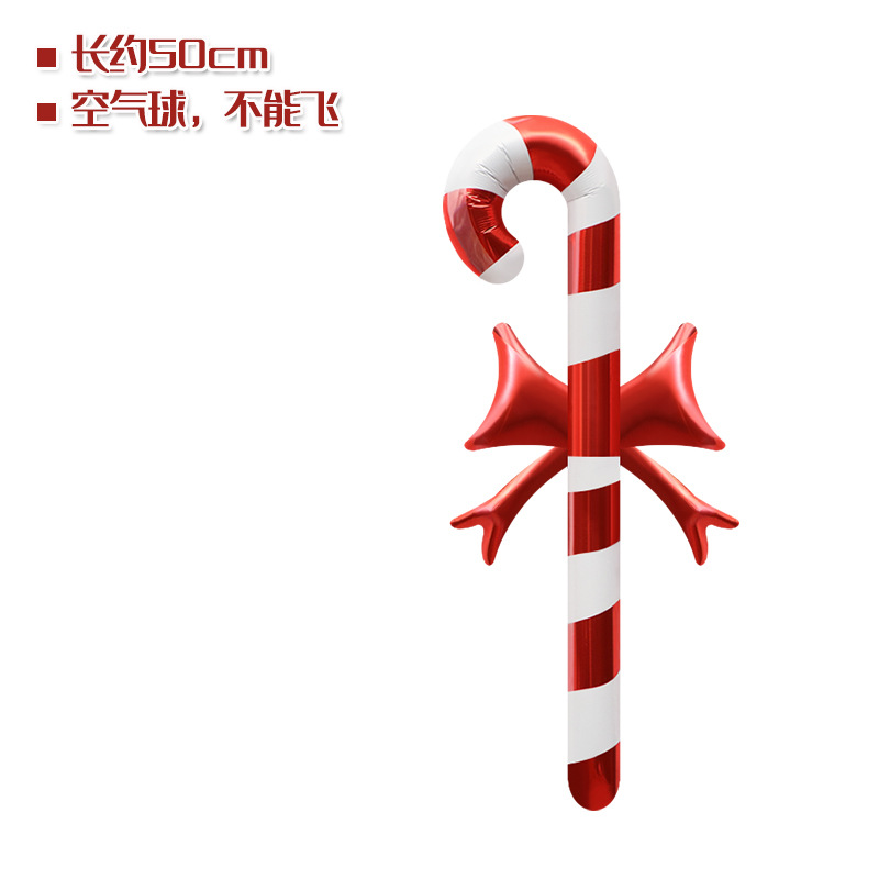 Promoción de la tienda de Navidad regalo juguete globo santa claus dibujos animados de mano palo globo golpeando palo