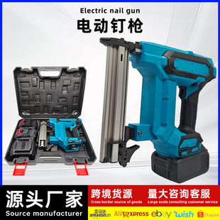 Brushless Lithium Electric Nail Gun Decoration Woodworking Lithium Electric Nail Gun Set F30 Wireless Lithium Battery Straight Nail Gun Manufacturer