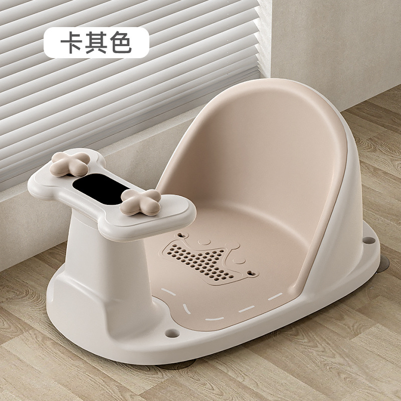 Silla de baño para bebés, taburete de baño para niños, estante de baño antideslizante, silla de baño, silla de baño para niños, artefacto de baño sensible a la temperatura