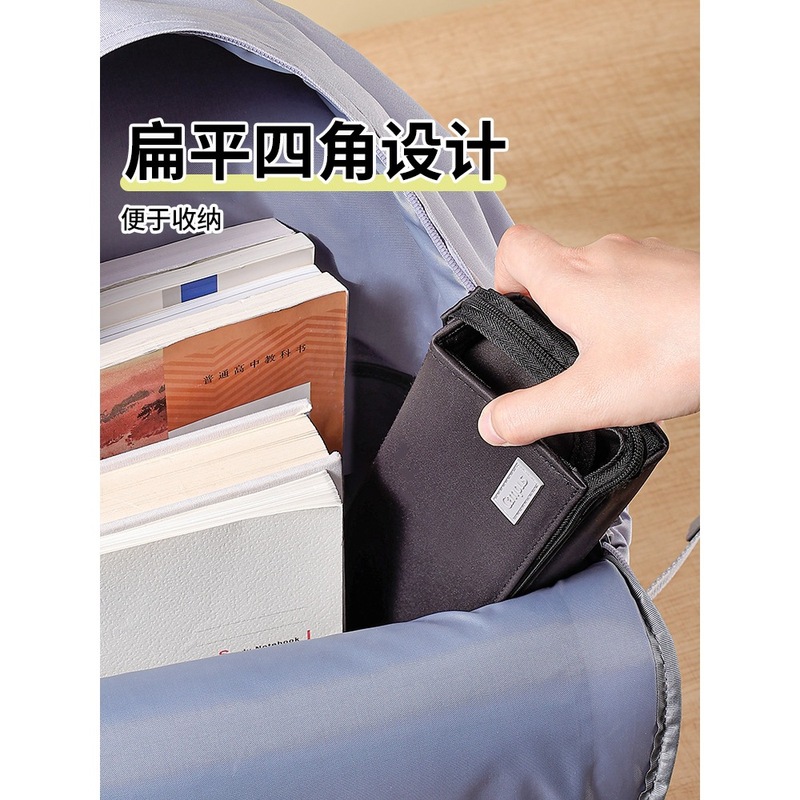 日本KOKUYO国誉Campus大容量笔袋横开设计纯色简约初中生小学生文|undefined