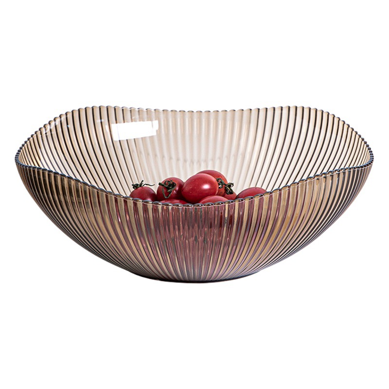 Estilo chino merienda plato de fruta moda simple tres colores cocina cesta de frutas moda moderna caramelo merienda plato