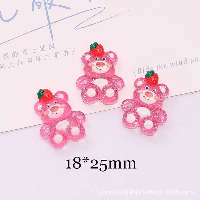 투명한 오버 헤드 딸기