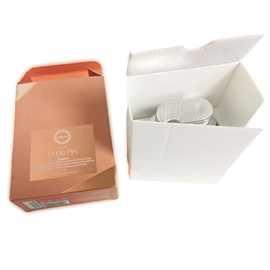 精致白卡纸内置内卡抽屉盒香水包装盒内置内卡唇釉口红白卡抽屉盒