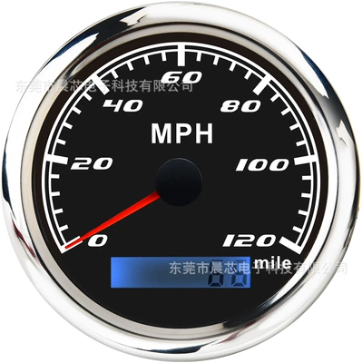 85mm Pulse Speedometer for | automobile instrument - cx8023-black-disk-0-120mph
