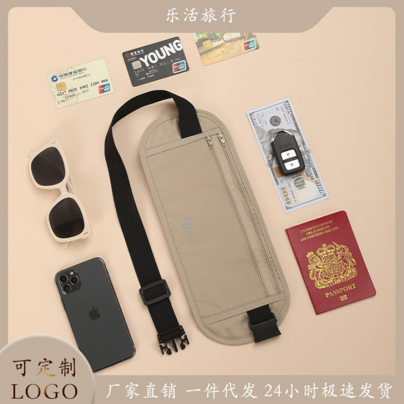 Anti-Theft Bag, Personal Waist Bag, Overseas Travel 2025 New Sports European Women's Invisible Passport Bag, Anti-Theft Small Bag 2