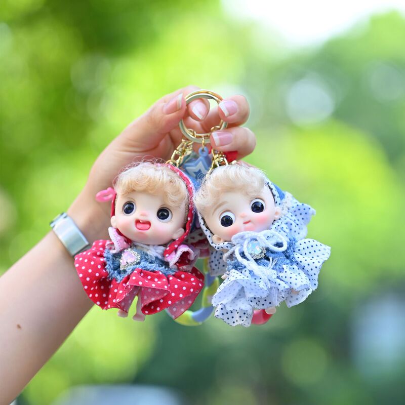 Cross-Border Exquisite Sunflower Doll Headgear, Gift Pendant, Keychain, Jewelry Accessories, Luggage Decoration Wholesale