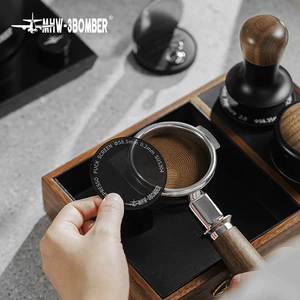 MHW-3BOMBER BOMBER Вторичный водяной сеть 51/58 мм кофейные срезы, обжаренные на ручке, для извлечения фильтра