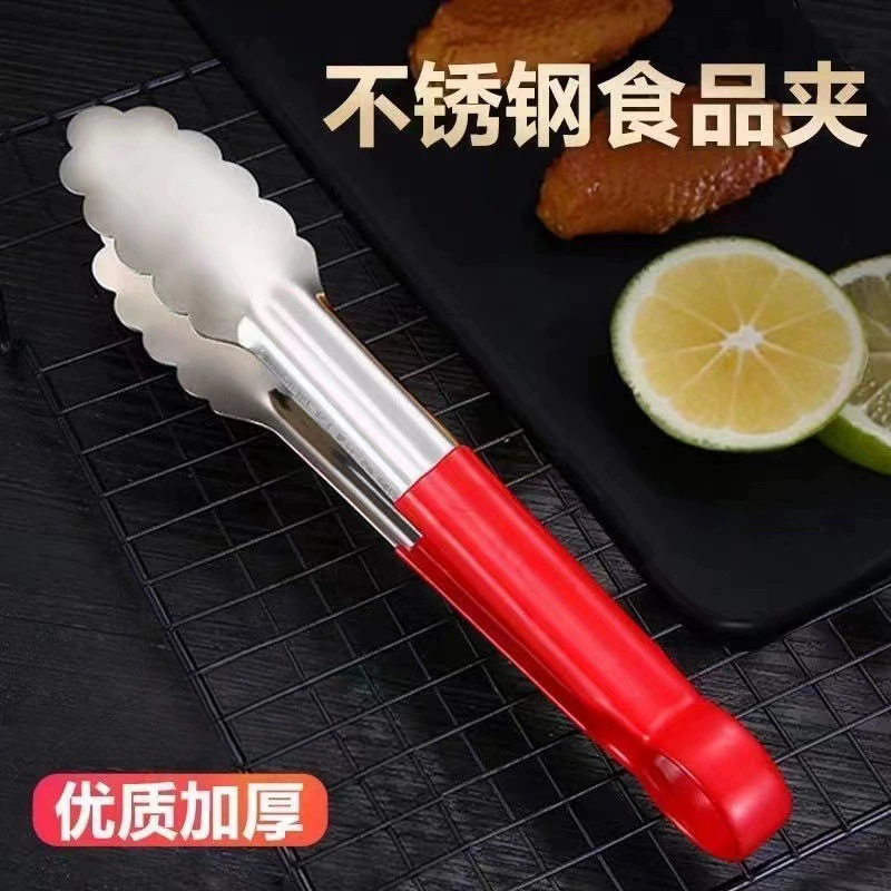 Утолщенный зажим для еды из нержавеющей стали зажим для барбекю стойло из нержавеющей стали кухонный зажим для хлеба холодное блюдо выпечка против ожогов