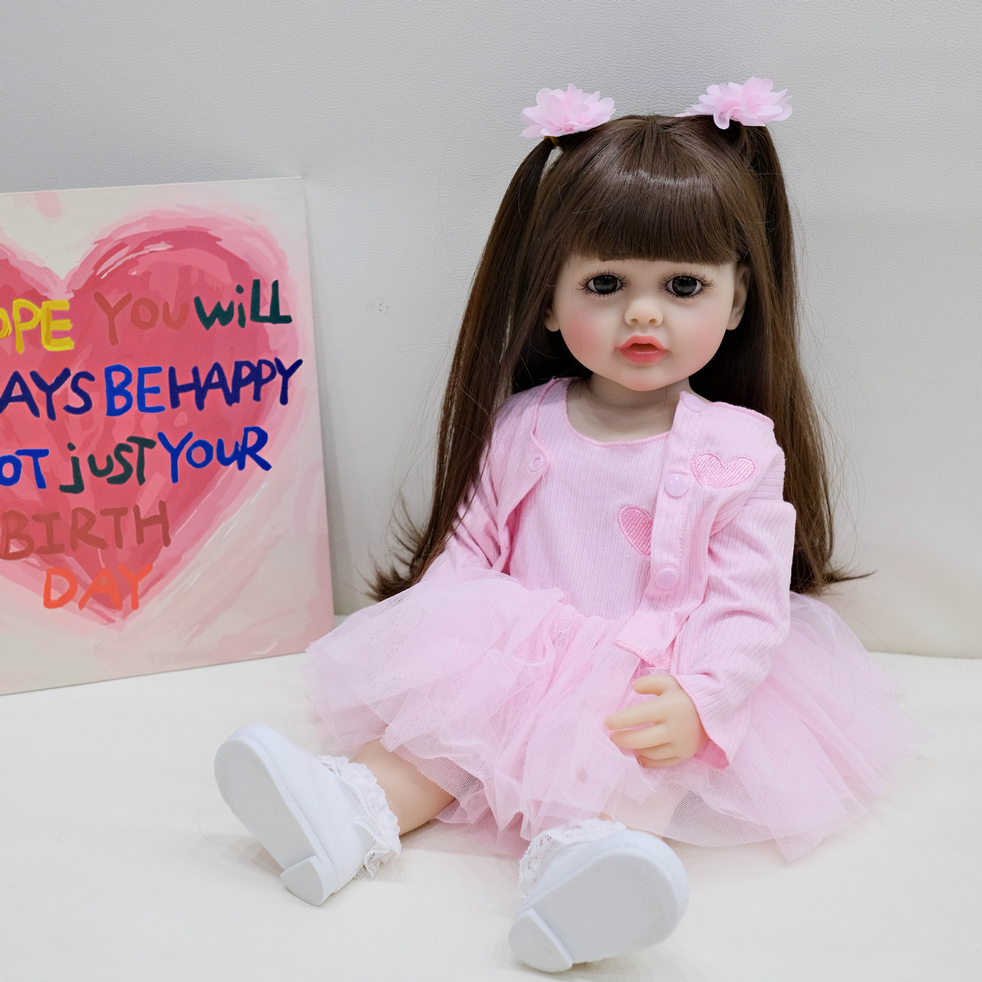 NPK 55 cm de simulación de muñeca renacida Betty suministro de comercio electrónico transfronterizo una pieza