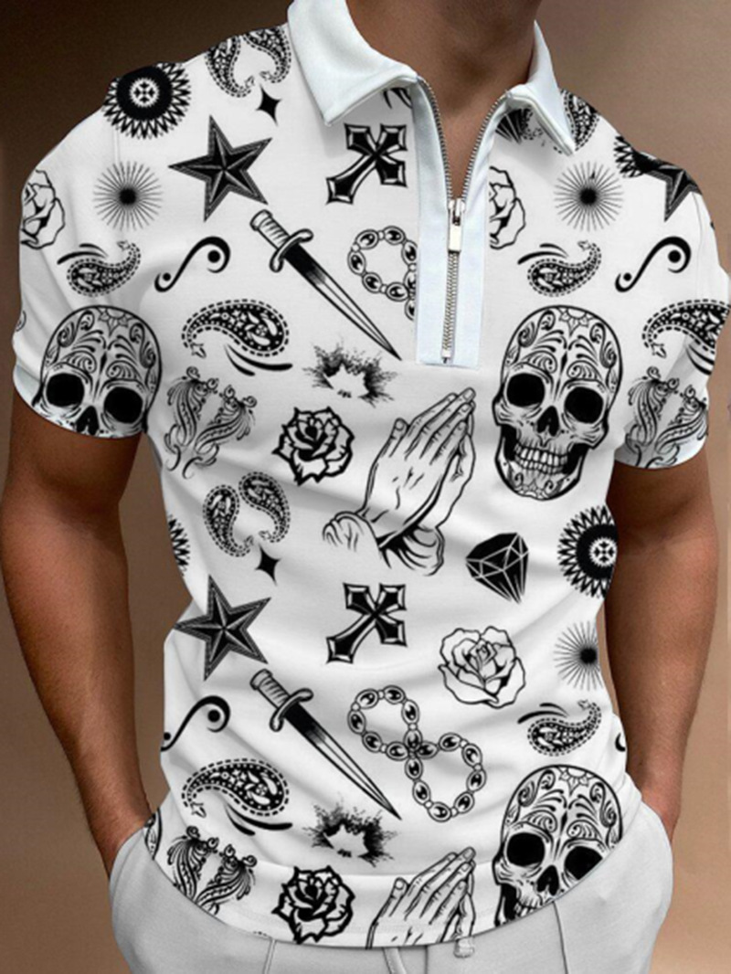 Title 6, Camisa POLO para hombre, nueva impresión europe...