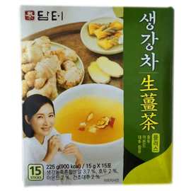 丹特红枣茶生姜茶韩国进口大枣扁桃仁生姜代用养生饮品15条225g