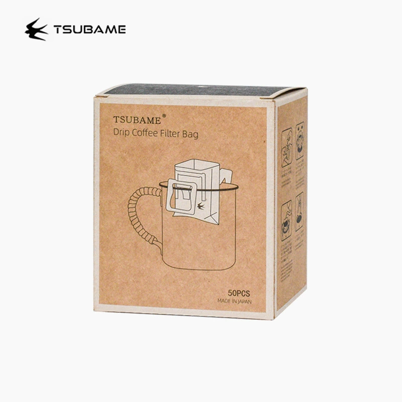 Японские импортные фильтр-пакеты для капельного кофе Yanin, пищевая самозакрывающаяся упаковка, одноразовая фильтровальная бумага для домашнего приготовления кофе методом пуровер.