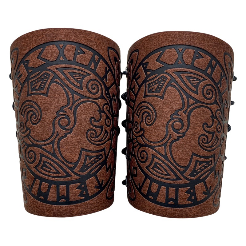 Venta caliente transfronteriza Estilo nórdico vikingo aoding Cuervo en relieve pulsera medieval renacimiento cos Accesorios