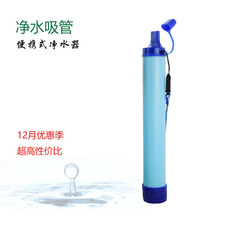 Outdoor Emergency Water Filter | Wilderness Life-Saving Direct-Drinking Purifier | Individual Field Drinking & Sterilization Filtration Suction Device