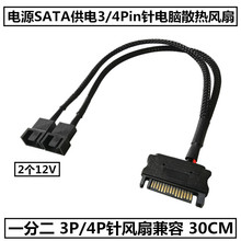 ��X�Դ�C���L�Ⱦ�SATA�DС4 Pin/3Pһ�ֶ��D�Ӿ�ɢ���L�ȔUչ��