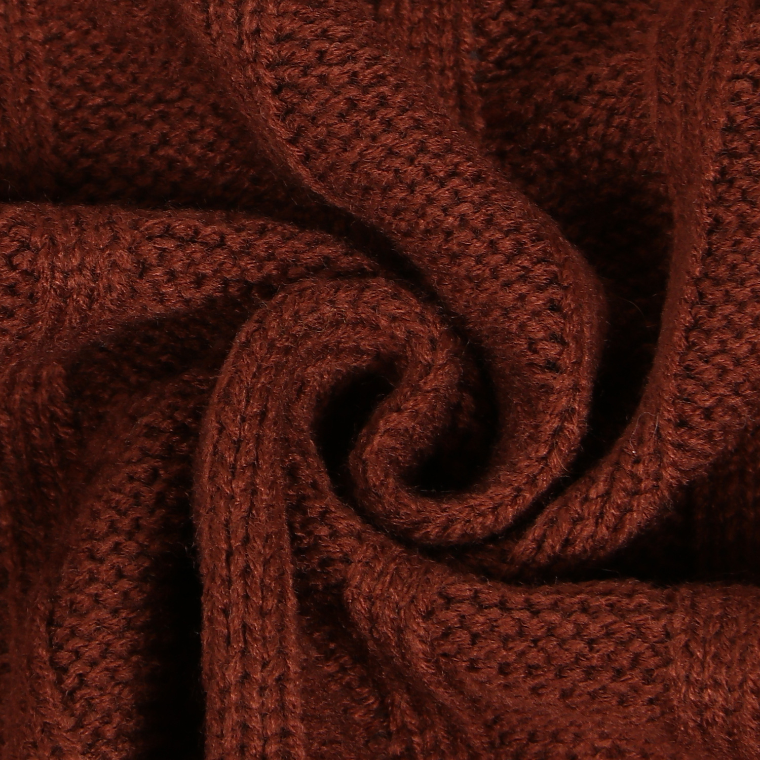 Damen Strickjacke Lang Aus Grobstrick In Unifarben Wintermantel_voghion.com