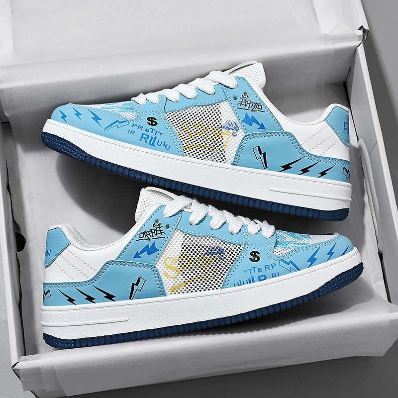 Atmungsaktive Mesh-Markenschuhe für Herren im Sommer, hochwertige und vielseitige Freizeitschuhe für Jugendsportarten, die die Körpergröße erhöhen, weiße Trendschuhe_voghion.com