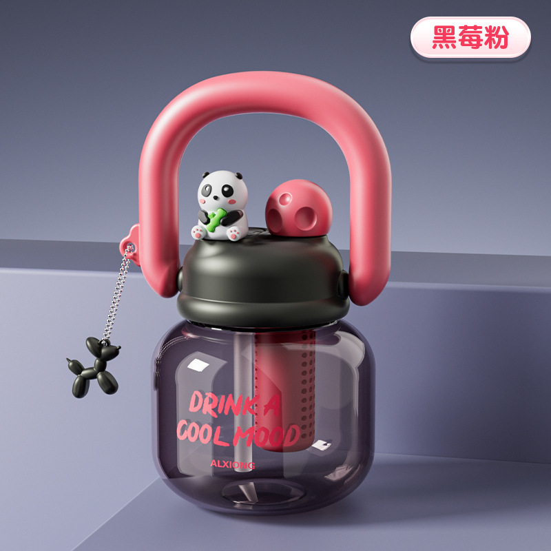 휴대용 큰 배꼽 컵 블랙 레드 800 ml의 3 세대