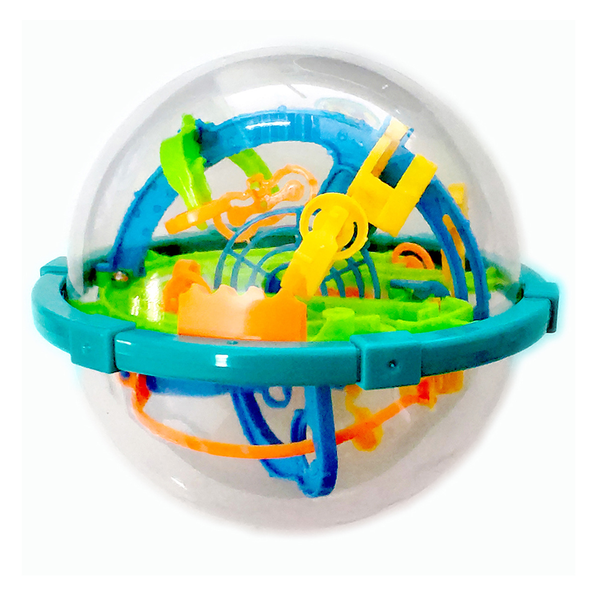 Bola de equilibrio Qizhi para niños Bola de laberinto Bola de concentración de juguete Entrada de mano Laberinto Bola de laberinto de 100 pases