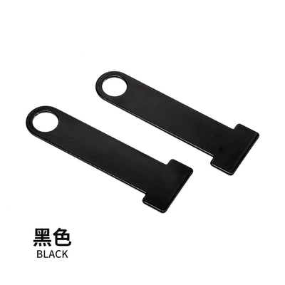 Motorcycle modification accessories aluminum alloy helmet lock bracket helmet anti-theft steel ring lock link bracket Universal (Motorcycle Safety Supplies) - black-helmet-lock-004
