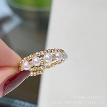 18K����������ָ3-4MM��Ȼ��ˮ������Բǿ����Ͼָ������С��