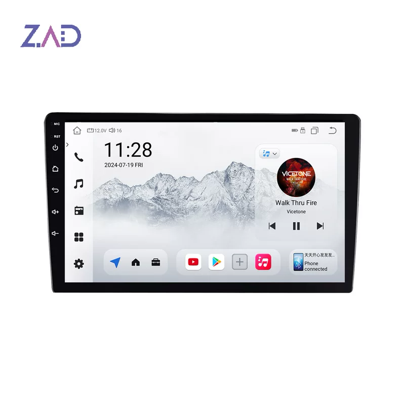 Car manufacturer car navigation 9-inch central control interconnected multimedia universal Android eight-core customized large screen dvd wireless