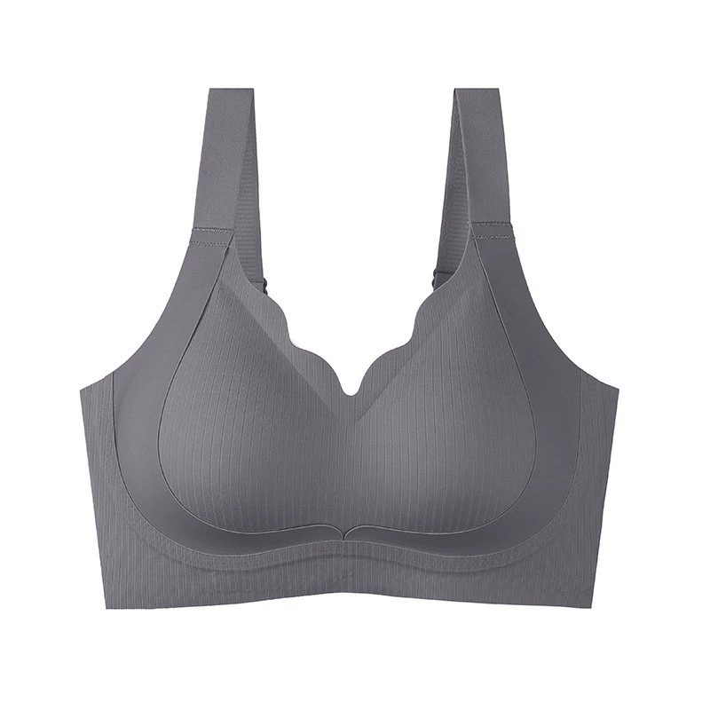 Wireless Supportive Push-Up Bra, Plus Size, Seamless Comfort, Sizes 75–100 (B–E Cups)