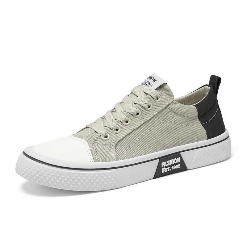 Zapatos de lona para hombres nuevos zapatos blancos de otoño de moda coreana zapatos de skate juveniles zapatos deportivos casuales para hombres
