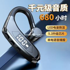 Bluetooth ヘッドセット 新型 2025 超長バッテリー寿命 ワイヤレス耳掛けタイプ 高品質 ノイズリダクション スポーツ 長時間着用でも痛くない