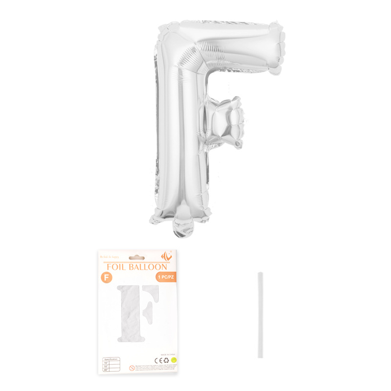 Carta de 32 pulgadas embalaje fino globo de papel de aluminio embalaje de tarjeta de papel independiente versión americana película de aluminio de cuerpo delgado globo de aire flotante al por mayor