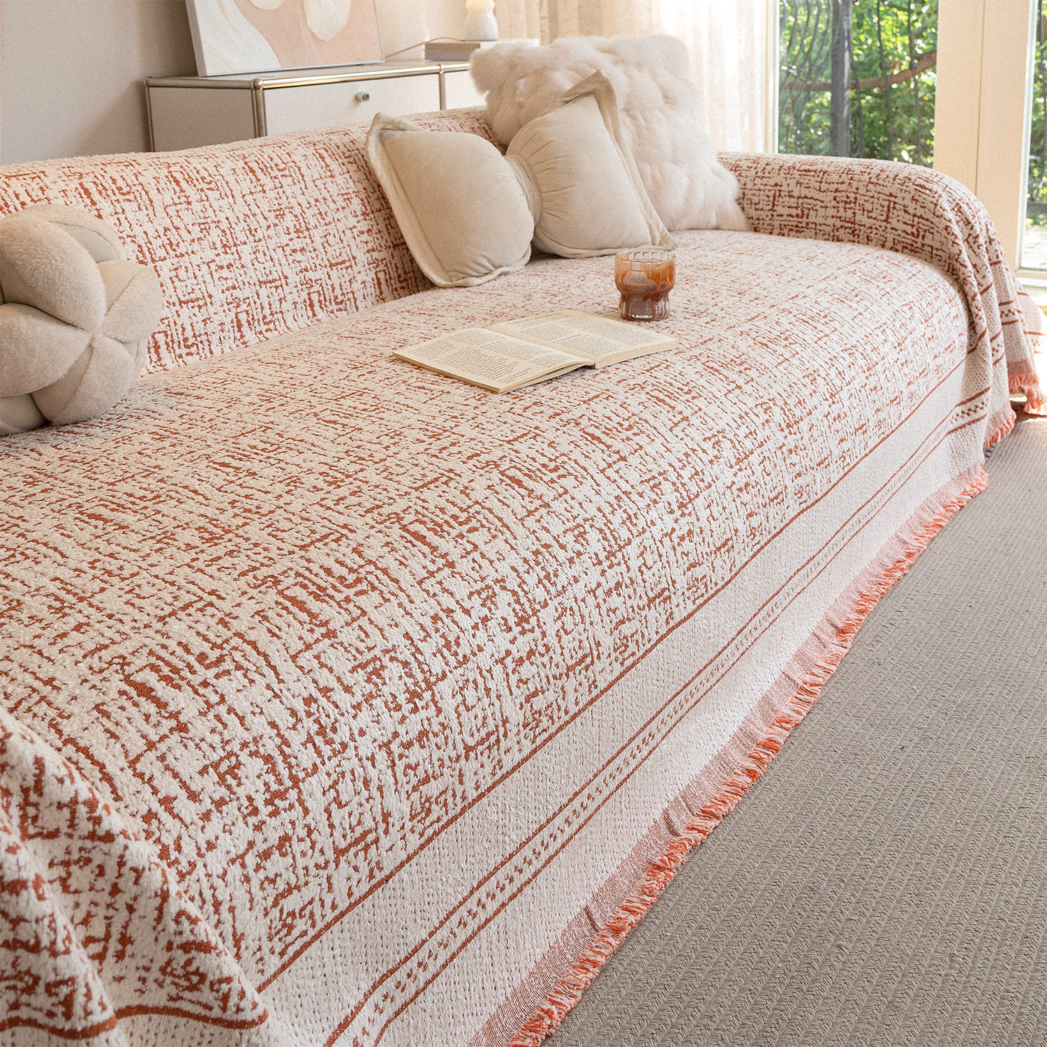 Toallas de sofá 2025 nuevas cuatro estaciones anti-gato rascar cojín de sofá de alta calidad cubierta completa manta de cubierta Schneider