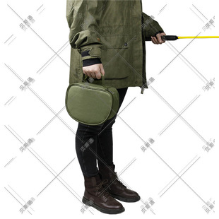 Cross-border factory wholesale outdoor portable fishing reel bag Oxford cloth fishing bag bait bag fishing line storage box