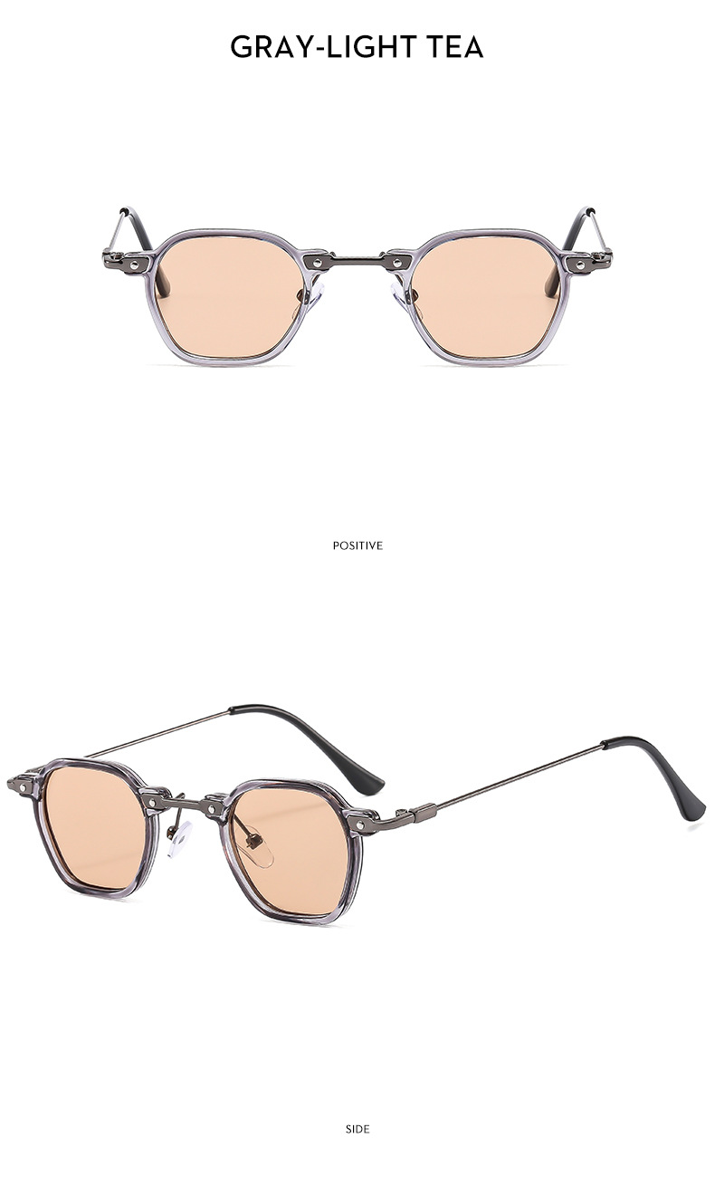 Square Hip-hop Sunglasses For Cycling Men Artistic Small Frame_voghion.com